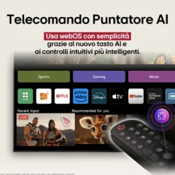 Smart TV LG 50QNED86A6C QNED 4K UHD con processore a7 Gen8