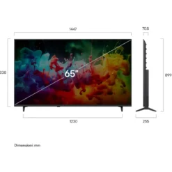 Smart TV LG QNED70B 65'' 4K con tecnologia MiniLED e AI