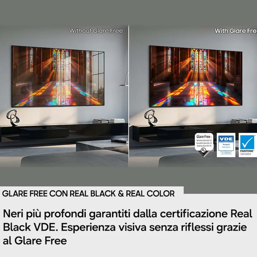 Smart TV OLED Samsung 48" QE48S90HAEXZT con processore NQ4 AI