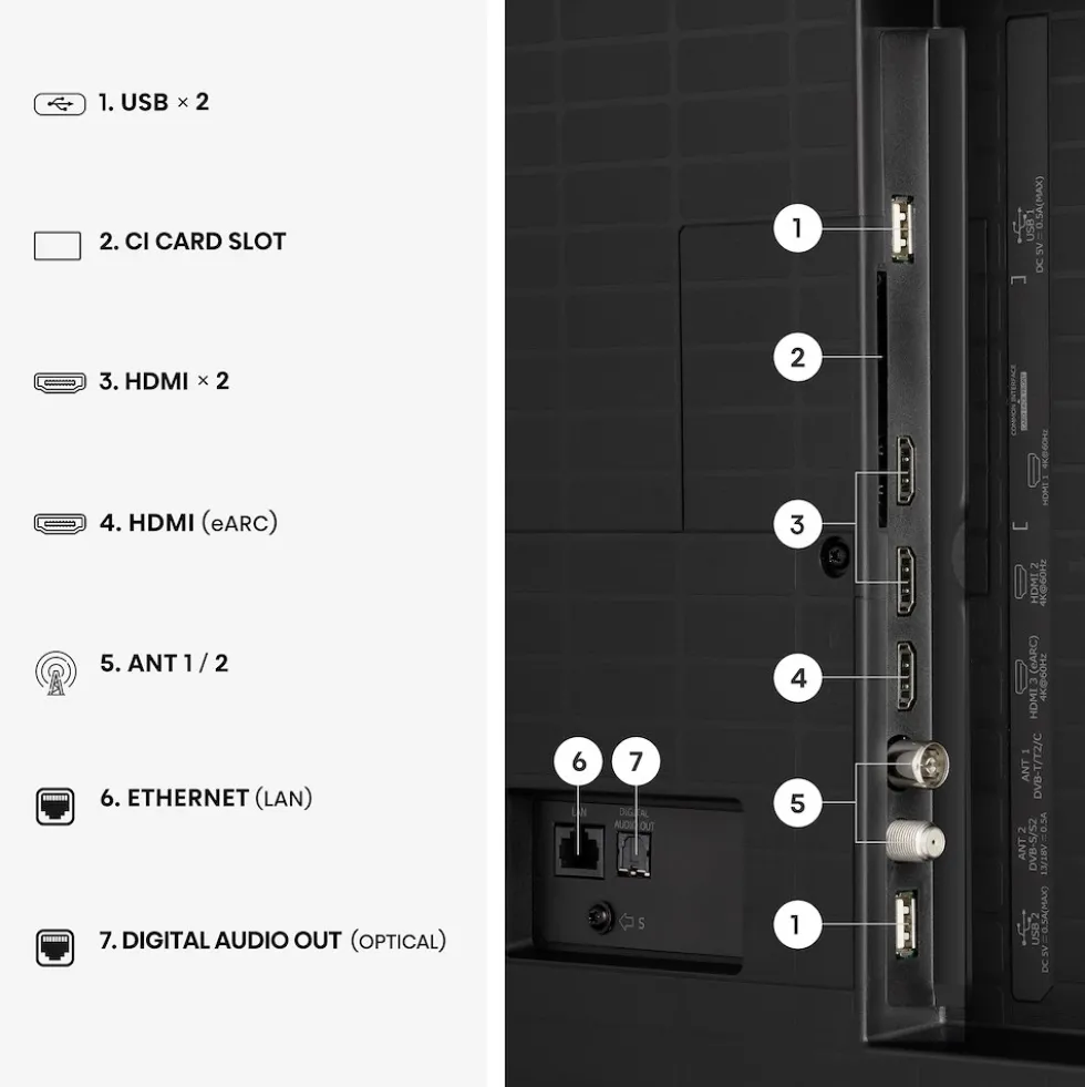 Smart TV QLED Hisense 65A79S 4K con Dolby Vision e Atmos