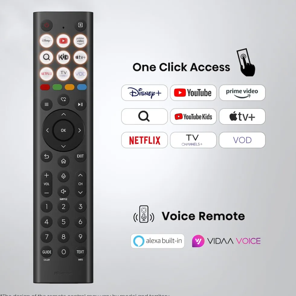 Smart TV QLED Hisense 65A79S 4K con Dolby Vision e Atmos