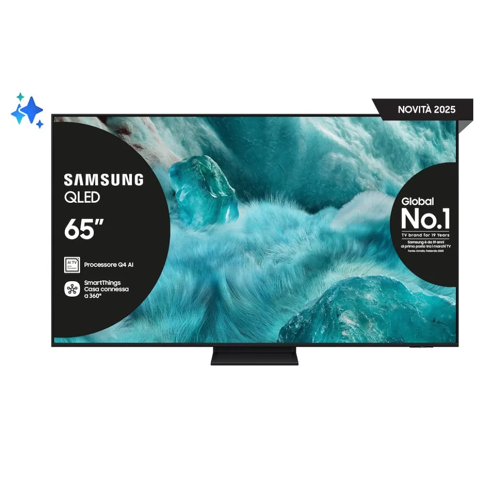 Smart TV QLED Samsung 65" QE65Q7F5AUXZT 4K Vision AI