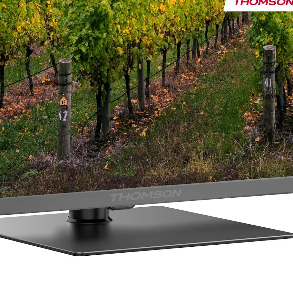 Smart TV QLED Thomson 65 pollici 4K Google TV con supporto girevole