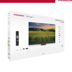 Smart TV QLED Thomson 65 pollici 4K Google TV con supporto girevole