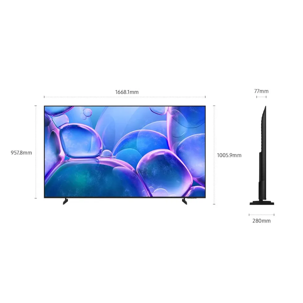 Smart TV Samsung Crystal UHD 75" UE75U7000FUXZT 4K LED