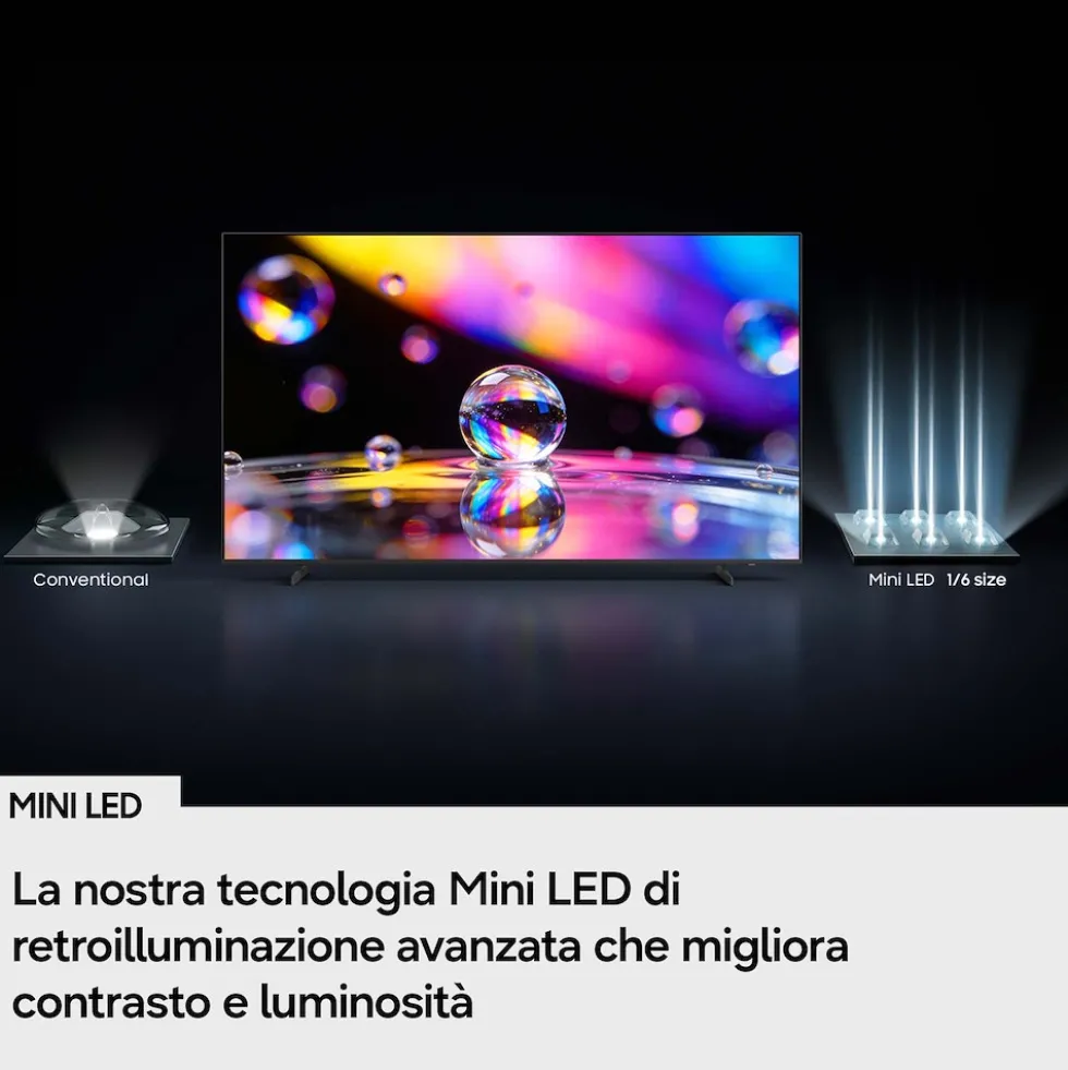 Smart TV Samsung Mini LED 65" UE65M80HAUXZT con Vision AI