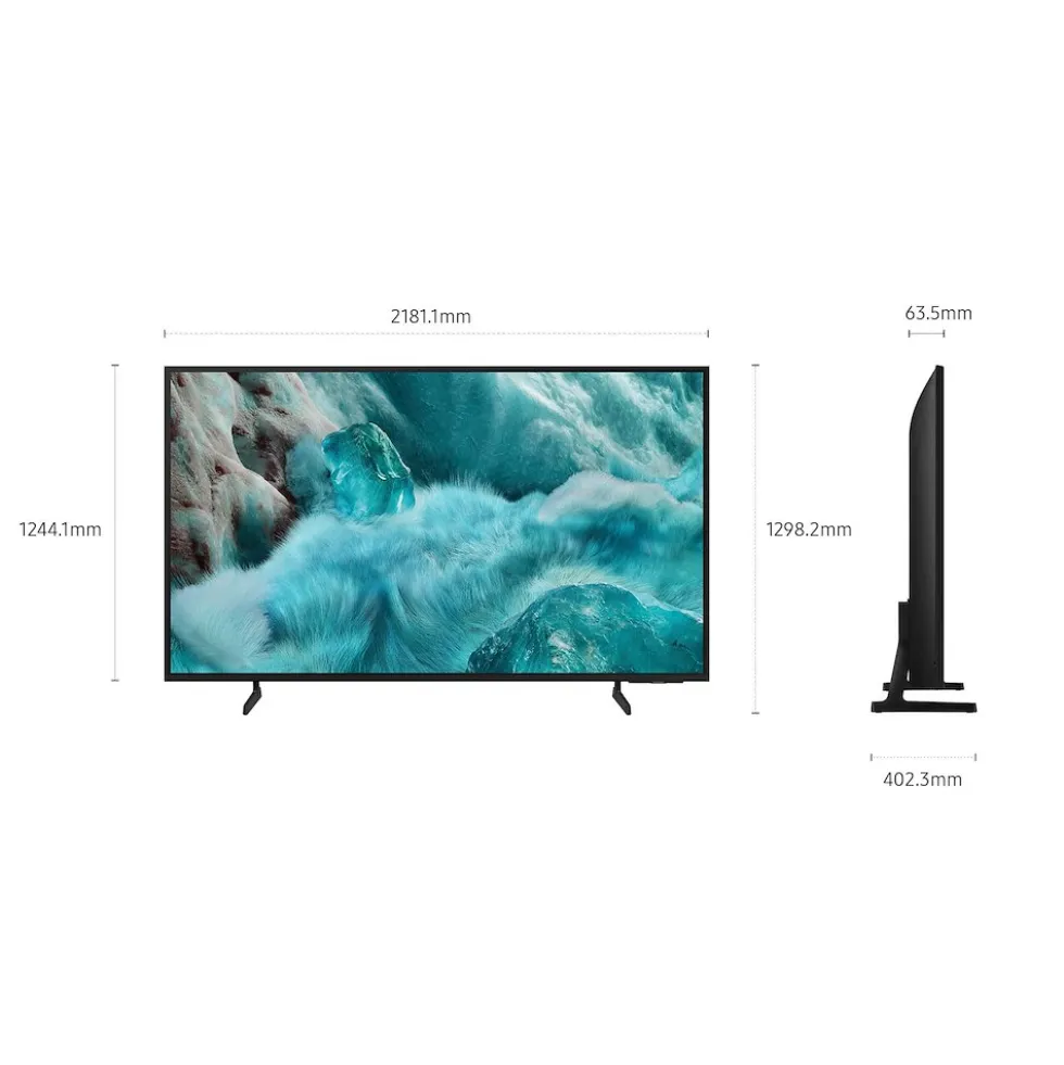 Smart TV Samsung QLED 98" QE98Q7FAAUXZT 4K Vision AI