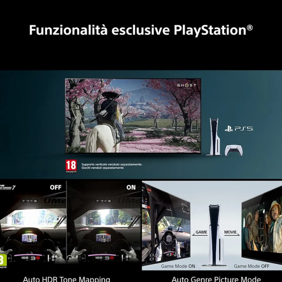 Smart TV Sony Bravia K55S25M2PB.CEI LED 4K 55" con Google TV