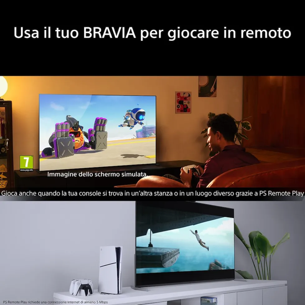 Smart TV Sony Bravia K55S25M2PB.CEI LED 4K 55" con Google TV