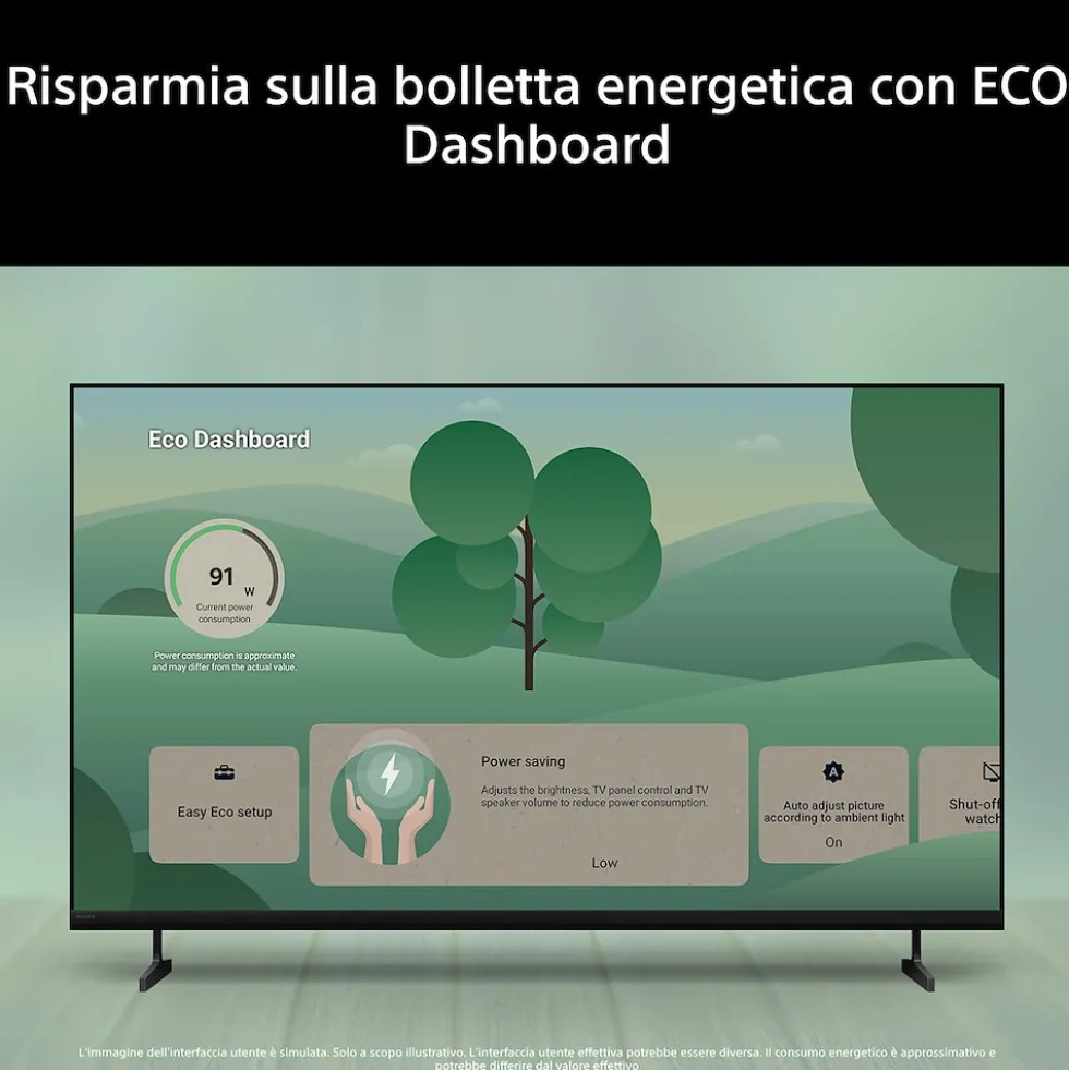 Smart TV Sony Bravia K55S25M2PB.CEI LED 4K 55" con Google TV