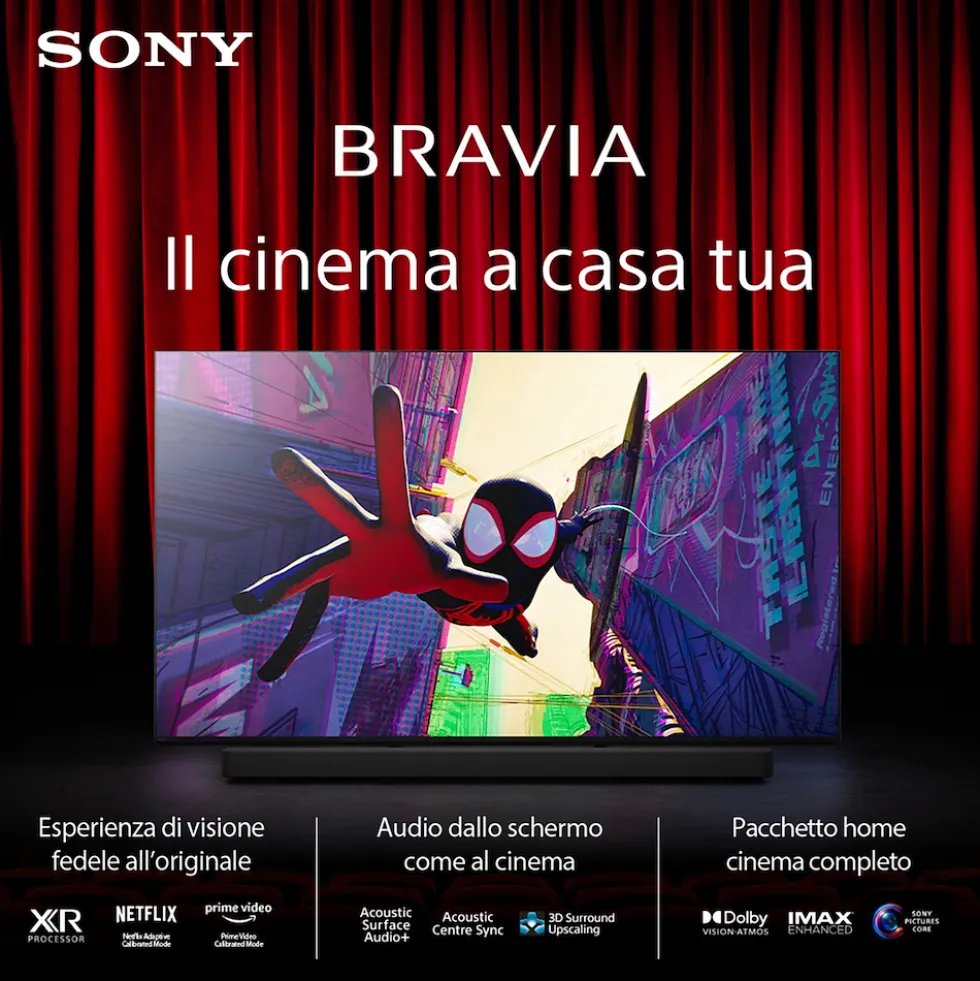 Smart TV Sony Bravia XR OLED 55" 4K UHD con processore Cognitive Processor XR