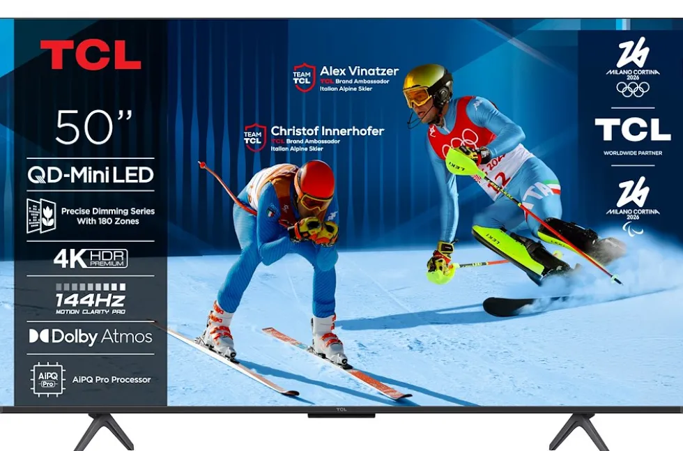Smart TV TCL 50C69K Mini LED 4K 50" 144Hz Google TV