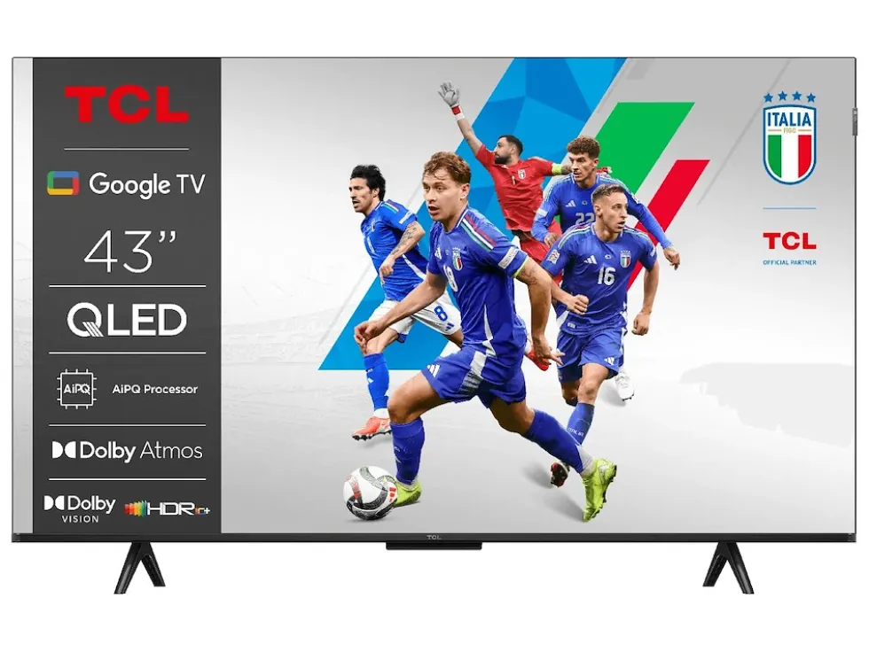 Smart TV TCL QLED 43" 4K UHD Google TV