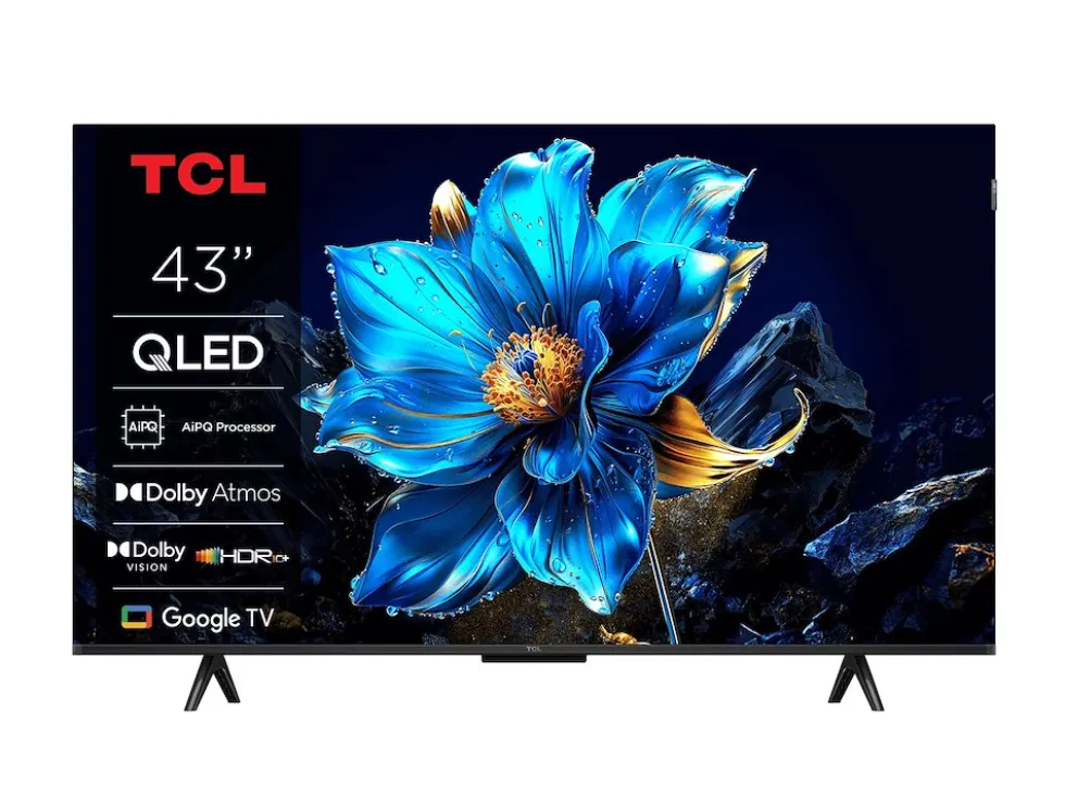 Smart TV TCL QLED 43" 4K UHD Google TV