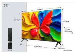 Smart TV TCL Serie S49K QLED 32" HD Android TV