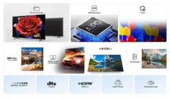 Smart TV TCL 50T69C QLED 4K 50 pollici Google TV con Dolby Vision e Atmos