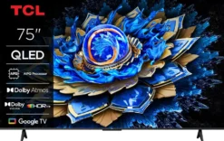 Smart TV TCL 75T69C QLED 75 pollici 4K Google TV