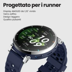 Smartwatch Amazfit Active 3 Premium Atlas Blue con GPS e NFC