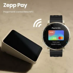 Smartwatch Amazfit Active 3 Premium Apex Silver con NFC e GPS
