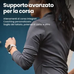 Smartwatch Amazfit Active 3 Premium Apex Silver con NFC e GPS