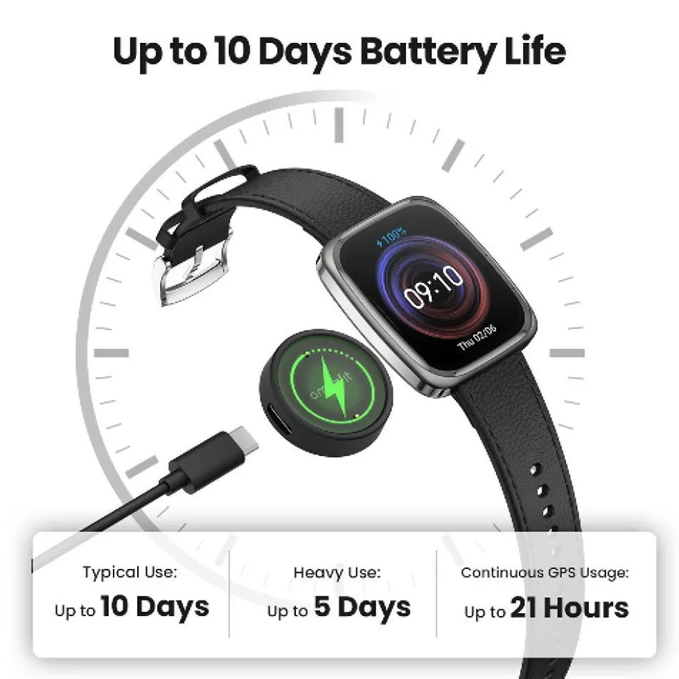 Smartwatch Amazfit Active 2 Square Black con display AMOLED