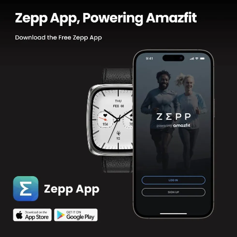 Smartwatch Amazfit Active 2 Square Black con display AMOLED