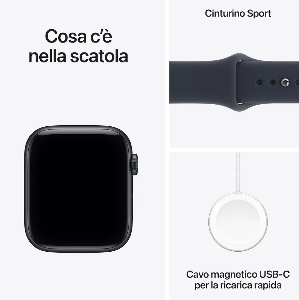 Smart watch Apple Watch SE 3 GPS 44mm con Cinturino Sport blu