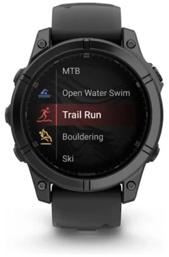 Smartwatch Garmin 010 03025 01 FENIX E Slate Gray Steel e Black