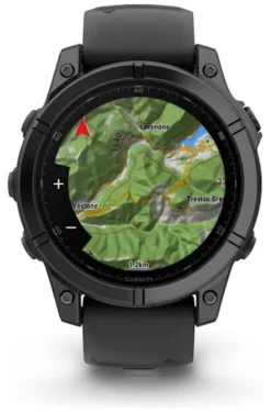Smartwatch Garmin 010 03025 01 FENIX E Slate Gray Steel e Black