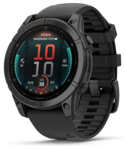 Smartwatch Garmin 010 03025 01 FENIX E Slate Gray Steel e Black