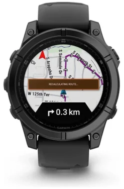 Smartwatch Garmin 010 03025 01 FENIX E Slate Gray Steel e Black