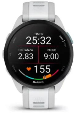 Smartwatch Garmin 010 02863 21 FORERUNNER 165 Mist grey e Whitestone