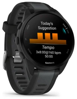 Smartwatch Garmin 010 02863 30 FORERUNNER 165 Music Black e Slate grey