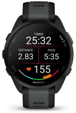 Smartwatch Garmin 010 02863 30 FORERUNNER 165 Music Black e Slate grey