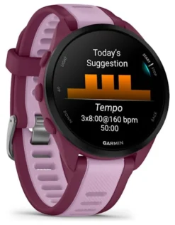 Smartwatch Garmin 010 02863 33 FORERUNNER 165 Music Berry e Lilac