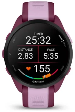 Smartwatch Garmin 010 02863 33 FORERUNNER 165 Music Berry e Lilac