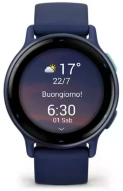 Smartwatch Garmin 010 02862 12 VIVOACTIVE 5 Blue e Blue metallic
