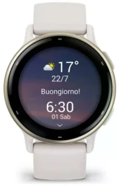 Smartwatch Garmin 010 02862 11 VIVOACTIVE 5 Ivory e Cream gold