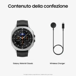 Smartwatch Samsung Galaxy Watch8 Classic 46mm Bluetooth Nero