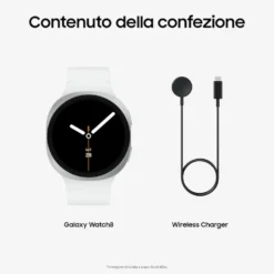 Smartwatch Samsung Galaxy Watch 8 44mm Bluetooth Argento