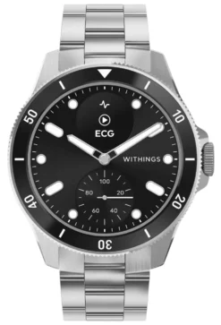 Smartwatch Withings HWA10 MODEL 9 ALL INT SCANWATCH Nova Black e Silve