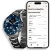 Smartwatch Withings 57253 SCANWATCH Nova Silver e Blue