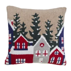 Snow - Cuscino in cotone con imbottitura in poliestere 45x45cm - Coccola