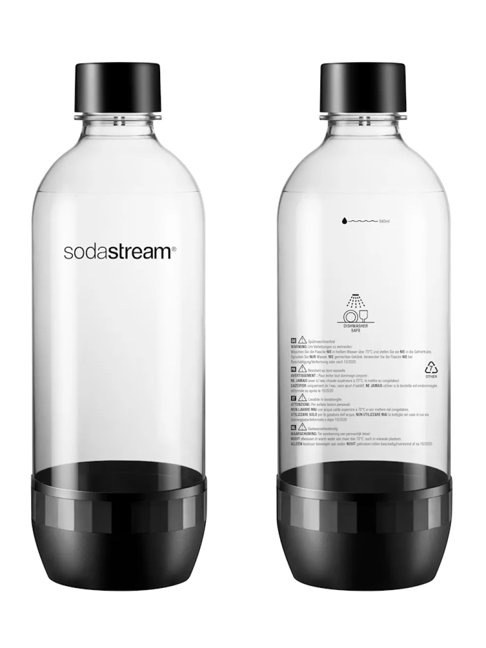 Sodastream Bottiglie 2Pz Lavabili In Lavastov. Da 1Lt. Cod.2270071 (No Duo/Cryst