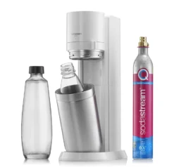 Sodastream Gasatore Duo White Aggancio Rapido Bottiglia Vetro E Pet