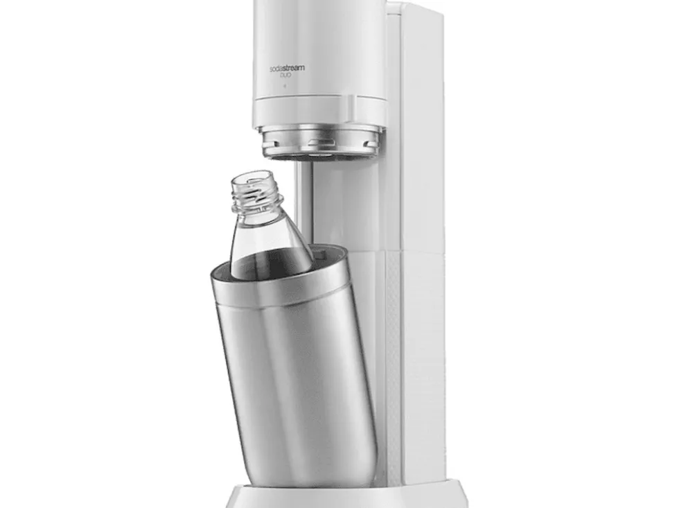 Sodastream Gasatore Duo White Aggancio Rapido Bottiglia Vetro E Pet