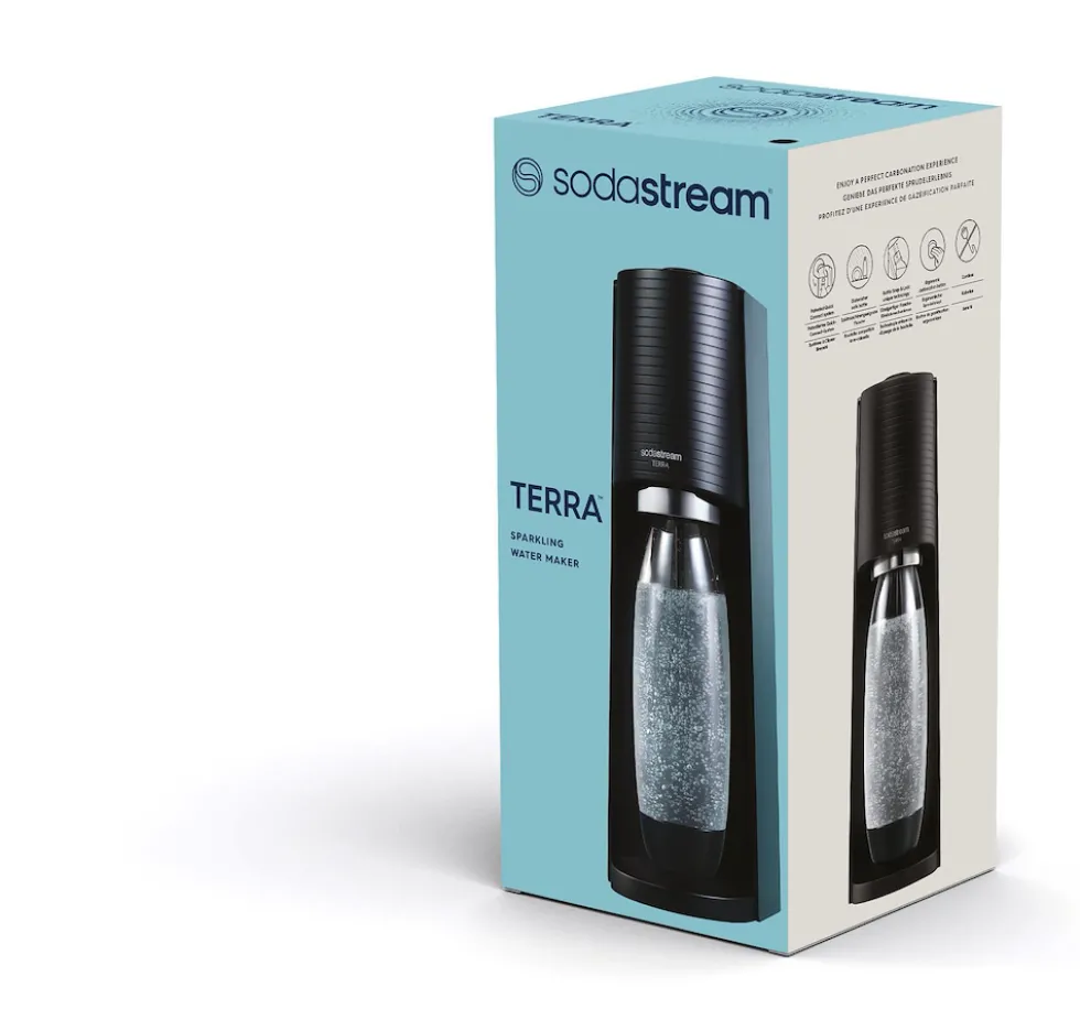 Sodastream Gasatore Terra Nero Sst Aggancio Rapido