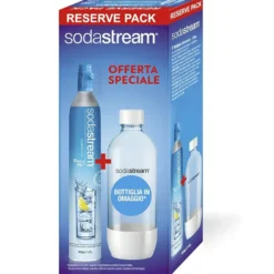 Sodastream ricarica Co2 con bottiglia 1 litro in omaggio