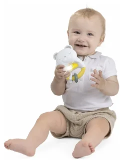 Sonaglio Chicco 00011818000000 FIRST DREAMS Orso Night&Day Bianco e Gi