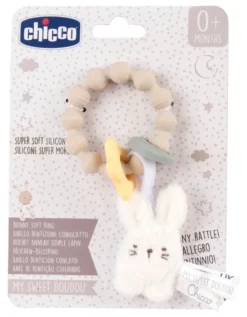 Sonaglio Chicco 00012540000000 MY SWEET DOUDOU Coniglietto con anello